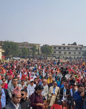 कांग्रेसले मात्रै देश सम्हाल्न सक्छ : गगन थापा